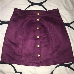 Faux suede Old Navy skirt